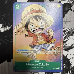 Monkey.D.Luffy P-037 One Piece Anime EXPO Promotion Card Non Foil - Image 3
