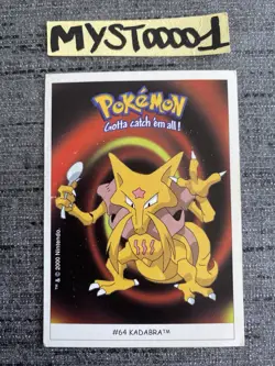 Carte Pokemon Dunkin Boomer #64 Kadabra 2000 Nintendo OCCASION - Image 1