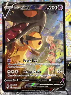Mawile V TG17/TG30 Pokemon Card - 2022 Silver Tempest NM Clean - Image 1