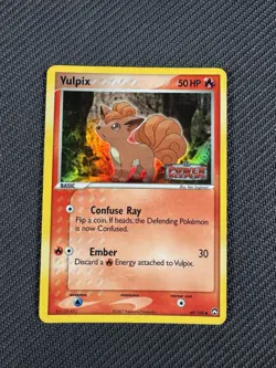 NM-LP Stamped Vulpix Reverse Holo 69/108 EX Power Keepers 2007 Pokemon Card Rare - Image 2