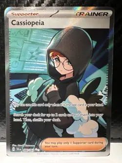 Pokemon TCG Cassiopeia Trainer Shrouded Fable Holo Ultra Rare Card 086/064 S&V - Image 1