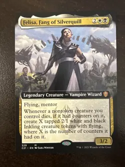 Felisa, Fang of Silverquill Extended Art Non-Foil Card C21-329 Mythic MTG - Image 2