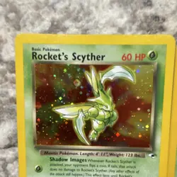 Pokemon TCG Gym Challenge & Jungle 2 Card Lot - Rocket's Scyther, Scyther Holo - Image 3