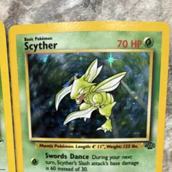 Pokemon TCG Gym Challenge & Jungle 2 Card Lot - Rocket's Scyther, Scyther Holo - Image 4