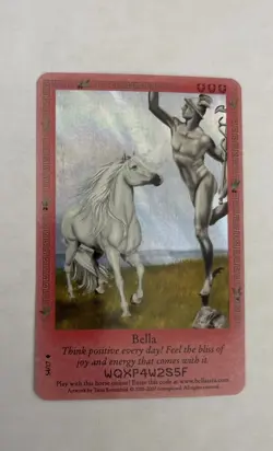 RARE Bella Sara Ancient Lights Foil Card Bella S4/17 - Image 1