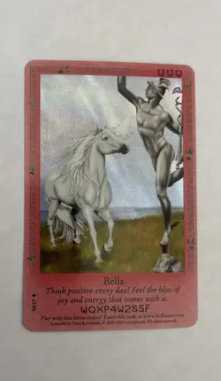 RARE Bella Sara Ancient Lights Foil Card Bella S4/17 - Image 2