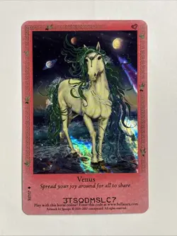 Bella Sara Venus Card Foil Single S17/17 Ancient Lights Series - Image 1