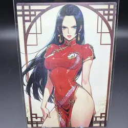 Boa Hancock One Piece Anime Waifu Card Doujin ACG Goddess Holo - Image 2