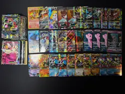 Lot of 150 Pokemon Cards Mega/EX/GX/Full Art/V/VMAX Modern Collection HP-DAMAGED - Image 1