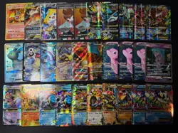 Lot of 150 Pokemon Cards Mega/EX/GX/Full Art/V/VMAX Modern Collection HP-DAMAGED - Image 2