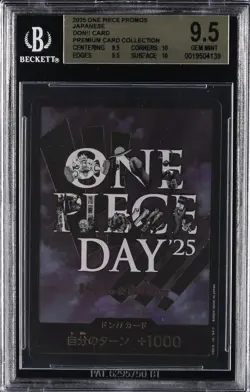 2025 ONE PIECE PROMOS JAPANESE PREMIUM COLLECTION DON!! CARD BGS 9.5 - Image 1