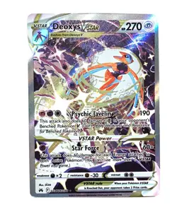 Deoxys VSTAR GG46/GG70 - Crown Zenith - Pokemon Alternate Art Card In Hand NM - Image 1