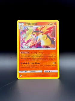 Typhlosion 42/214 SM Lost Thunder Pokemon TCG Holo Rare Excellent Condition NM - Image 1