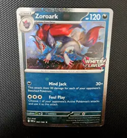 Zoroark (White Flare Stamped) 062/086 Pokemon Cosmos Holo Promo Card NM/LP - Image 2