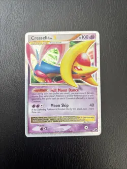 Pokemon TCG Cresselia LV.X Holo Ultra Rare Card 103/106 Great Encounters - Image 1