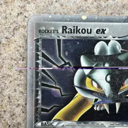 Rocket's Raikou ex 108/107 Deoxys Holo Rare Pokemon TCG Nintendo MP - Image 3