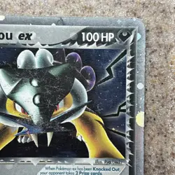 Rocket's Raikou ex 108/107 Deoxys Holo Rare Pokemon TCG Nintendo MP - Image 4