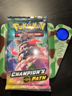 22.8g HEAVY Pokemon Champions Path Booster Pack 2020 New Sealed Alcremie Art - Image 1