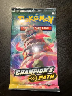 22.8g HEAVY Pokemon Champions Path Booster Pack 2020 New Sealed Alcremie Art - Image 2