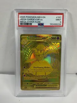 Pokemon Mega Gardevoir Ex 187/132 Mega Evolution Hyper Rare PSA 9 - Image 1