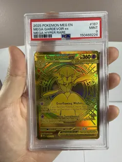 Pokemon Mega Gardevoir Ex 187/132 Mega Evolution Hyper Rare PSA 9 - Image 2