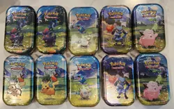 Pokemon TCG Ascended Heroes Mini Tin Display Lot Of 10 Brand New In Hand - Image 1