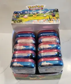 Pokemon TCG Ascended Heroes Mini Tin Display Lot Of 10 Brand New In Hand - Image 2