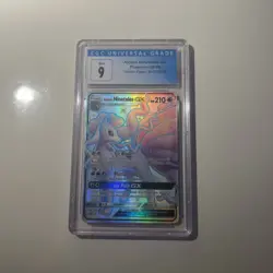 Pokemon PSA 9 Alolan Ninetales GX SV53/SV94 Sun & Moon Hidden Fates Shiny Vault - Image 1