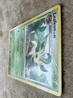 2008 Pokemon TCG MAJESTIC DAWN Leafeon Lv.40 HP 90 Regular Non Holo 24/100 LP/MP - Image 3