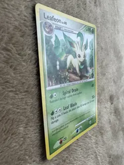 2008 Pokemon TCG MAJESTIC DAWN Leafeon Lv.40 HP 90 Regular Non Holo 24/100 LP/MP - Image 4