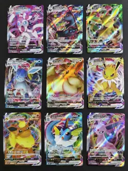 Eeveelutions Vmax Umbreon Jolteon RRR Eevee VMAX Chinese Pokemon Lot 9 NE40 - Image 1