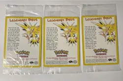Pokemon Vintage Lot Legendary Birds-Ancient Mew- Mew Black Star Sealed Packs WOW 636996769739 - Image 2