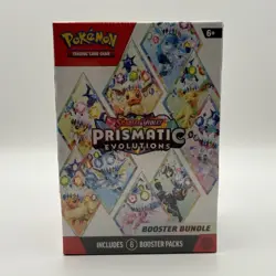 Pokemon TCG Scarlet & Violet Prismatic Evolutions Booster Bundle Box 6 Packs - Image 1