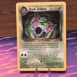 2000 Pokemon Team Rocket Dark Golbat 24/82 rare NM - Image 1