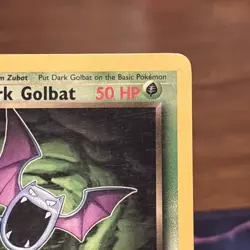 2000 Pokemon Team Rocket Dark Golbat 24/82 rare NM - Image 4