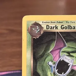 2000 Pokemon Team Rocket Dark Golbat 24/82 rare NM - Image 5