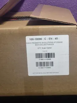 Pokemon Prismatic Evolutions Surprise Boxes! Case/Lot of SIX (6) Sealed Boxes! - Image 1