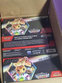 Pokemon Prismatic Evolutions Surprise Boxes! Case/Lot of SIX (6) Sealed Boxes! - Image 2