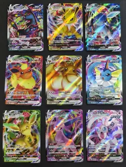 Eeveelutions Vmax Umbreon Sylveon RRR Eevee VMAX Chinese Pokemon Lot 9 NE40 - Image 1