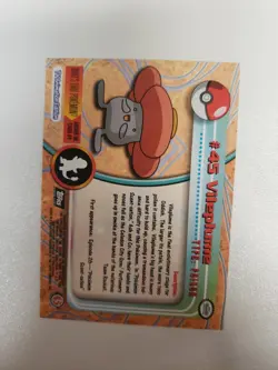 MP! Vileplume #45 BLUE Logo 1999 Topps TV AnimationEdition Series 1 Pokemon NM - Image 2