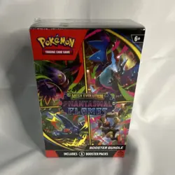 Pokemon Mega Evolution Phantasmal Flames Booster Bundle Box 2025 English - Image 1