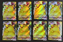 Lot 8 Pikachu VMAX Pokemon Chinese VMAX Full Art Holo 020/024 NE40 - Image 1
