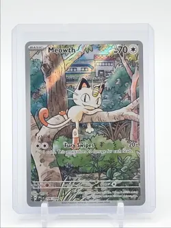 MEOWTH 2025 POKEMON PHANTASMAL FLAMES ILLUSTRATION RARE 106/094 Q2283 - Image 1