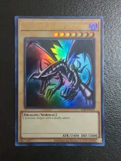 Yugioh Red-Eyes Black Dragon LOB-EN070 Ultra Rare 25th Anniversary NM - Image 1