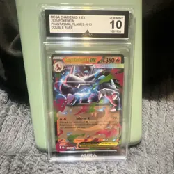Pokemon Mega Charizard X EX Phantasmal Flames #013 Double Rare Aura 2025 Card - Image 1