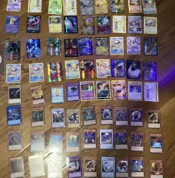 Pokemon & Yu-Gi-Oh! TCG Card Lot 80 Cards Foil Regular Standard Size Rare Cards - Image 2