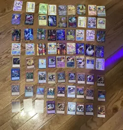 Pokemon & Yu-Gi-Oh! TCG Card Lot 80 Cards Foil Regular Standard Size Rare Cards - Image 3