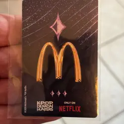 McDonald’s Jinu Demon Holo Foil || 3 Diamond ULTRA RARE || Chase Card - Image 3