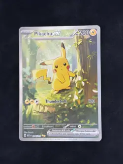 Pokemon Pikachu EX Full Art Holo Rare Card 276/217 Pack Fresh - Image 1