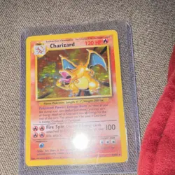 Pokemon Charizard 4/102 Base Set Holo Rare 120 HP Card English 1999 - Image 1
